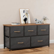 Lukzer Metal Multi-Purpose Rack with Fabric Drawers (MMR-003)