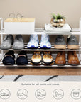 Shoe Rack/Open Display Rack | (White/Metal)