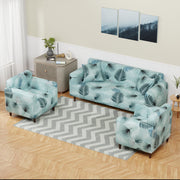 Polyester Sofa Cover (Black Stem Design)