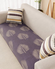 Lukzer Reversible Quilted Sofa Mat Sapphire Bloom (SC-182-01)