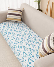 Lukzer Quilted Waterproof Sofa Mat   Bluebell (SC-186-01)