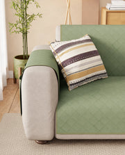 Lukzer Quilted Sofa Mat Mint Green (SC-199-01)