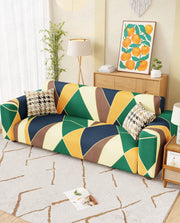 Lukzer Polyester Sofa Cover - Geometric (SC-036-01)