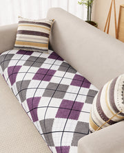 Lukzer Quilted Waterproof Sofa Mat  Multi Box Grid (SC-187-01)