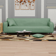 Jacquard Sofa Cover (Ripple Lines Pattern)