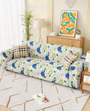 Lukzer Polyester Sofa Cover Multi Flower (SC-011-01)