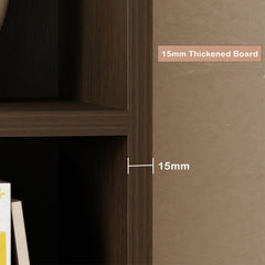 Lukzer 3‑Tier Engineered Wood Multipurpose Open Storage Organizer (MR‑014/Wenge)