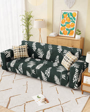 Lukzer Polyester Sofa Cover Leaf Stem (SC-007-01)