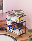 Easy DIY Bookshelf/Stationery Storage Organizer | (Metal & Plastic)