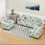 Polyester Sofa Cover (Black Stem Design)