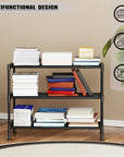 Easy DIY Bookshelf/Stationery Storage Organizer | (Metal & Plastic)