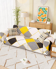 Lukzer Polyester Sofa Cover - Colorful Pattern (SC-034-01)