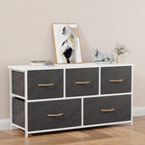 Lukzer Metal Multi-Purpose Rack with Fabric Drawers (MMR-003)