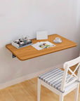 Multi-Function Wood Wall Mounted Folding Table | (MT-002/80×40cms)