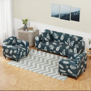 Polyester Sofa Cover (Black Stem Design)