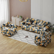 Polyester Sofa Cover (Colorful Marble Design)