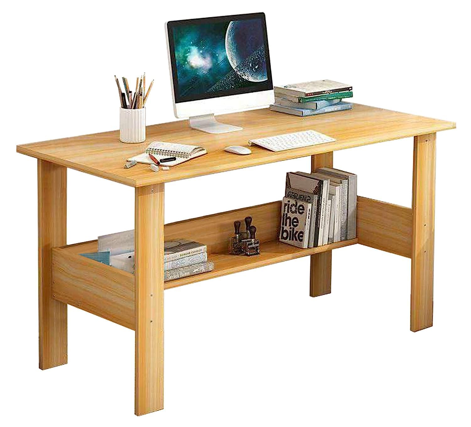 Computer Desk with 1 Layer Shelf | (ST-005)