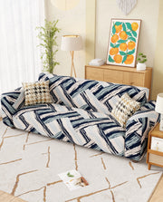 Lukzer Polyester Sofa Cover Blue Weave (SC-050-01)