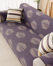 Lukzer Reversible Quilted Sofa Mat with Arms Sapphire Bloom (SC-182-01/A)