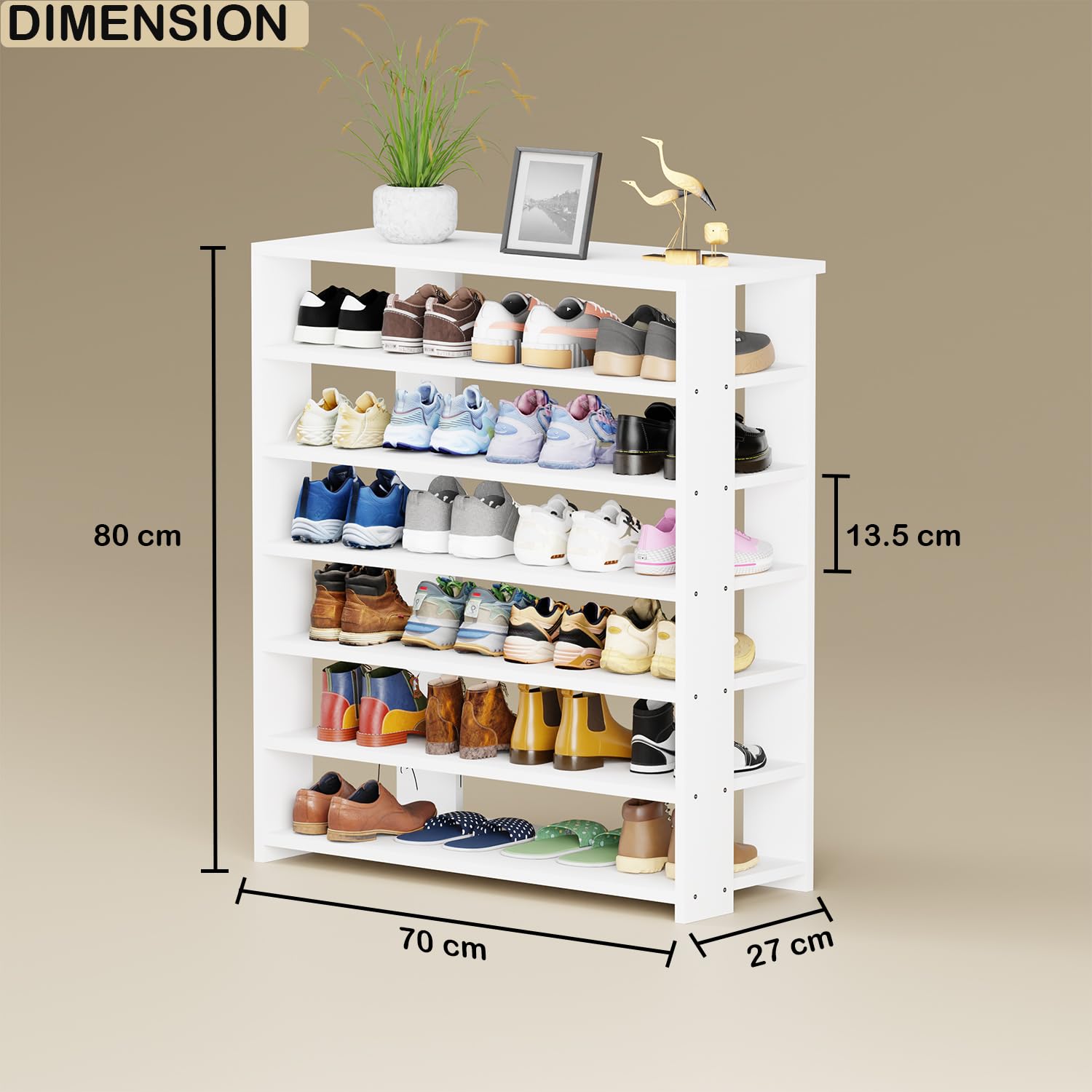 5 Layer Shoe Rack/Open Display Rack | (SR-002)