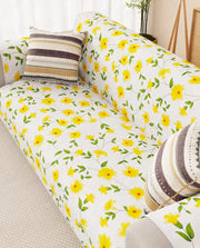 Lukzer Reversible Quilted Sofa Mat with Arms Terra Bloom (SC-205-01)