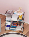 Easy DIY Bookshelf/Stationery Storage Organizer | (Metal & Plastic)