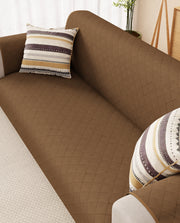 Lukzer Quilted Sofa Mat Walnut (SC-195-01)