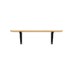 Lukzer Multi-purpose Engineered Wood Wall Mounted Foldable Rack Table (MT-002/Light Oak)