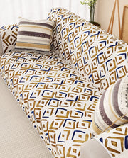 Lukzer Reversible Quilted Sofa Mat with Arms Terra Bloom (SC-205-01)