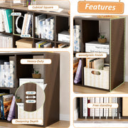 Lukzer 8 Cube Shelf Engineered Wood Bookshelf Storage Organizer (MR-009/Wenge)