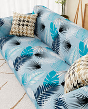 Lukzer Polyester Sofa Cover Sky Blue (SC-020-01)