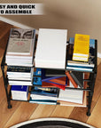 Easy DIY Bookshelf/Stationery Storage Organizer | (Metal & Plastic)