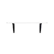 Lukzer Multi-purpose Engineered Wood Wall Mounted Foldable Rack Table (MT-002/White)