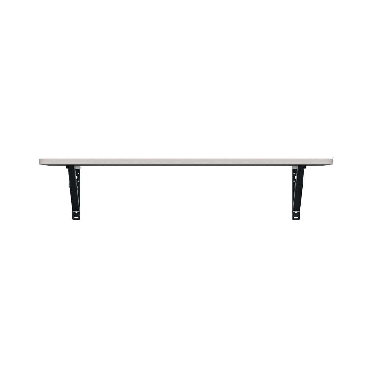 Lukzer Multi-purpose Engineered Wood Wall Mounted Foldable Rack Table (MT-001/White)