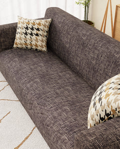 Lukzer Polyester Sofa Cover  Brown Lining (SC-024-01)