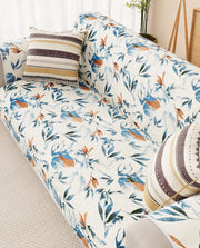 Lukzer Reversible Quilted Sofa Mat with Arms Marble Mesh (SC-204-01)