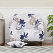 Polyester Sofa Cover (Black Stem Design)