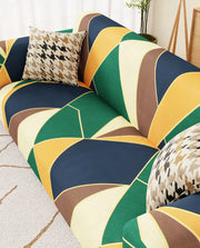 Lukzer Polyester Sofa Cover - Geometric (SC-036-01)
