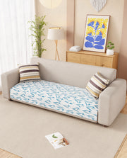 Lukzer Quilted Waterproof Sofa Mat   Bluebell (SC-186-01)