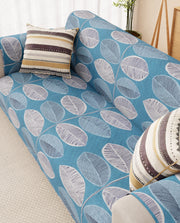 Lukzer Reversible Quilted Sofa Mat with Arms Ocean Breeze (SC-183-01/A)