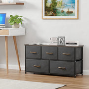 Lukzer Metal Multi-Purpose Rack with Fabric Drawers (MMR-003)