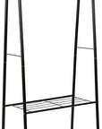 Garment Stand with 2 Bottom Shelves (A-Shape/Metal)