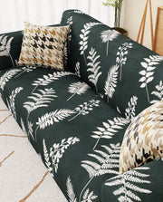 Lukzer Polyester Sofa Cover Leaf Stem (SC-007-01)