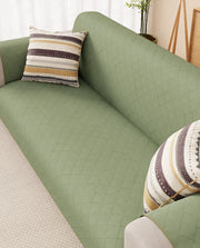 Lukzer Quilted Sofa Mat Mint Green (SC-199-01)