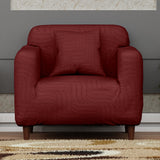 Jacquard Sofa Cover (Ripple Lines Pattern)