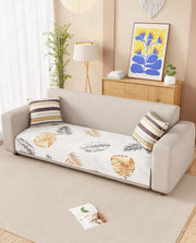 Lukzer Quilted Waterproof Sofa Mat   Mixed Leaf (SC-190-01)