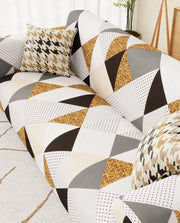 Lukzer Polyester Sofa Cover - Prism Dotted (SC-045-01)