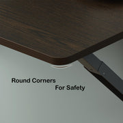 Lukzer Multi-purpose Engineered Wood Wall Mounted Foldable Rack Table (MT-001/Wenge)