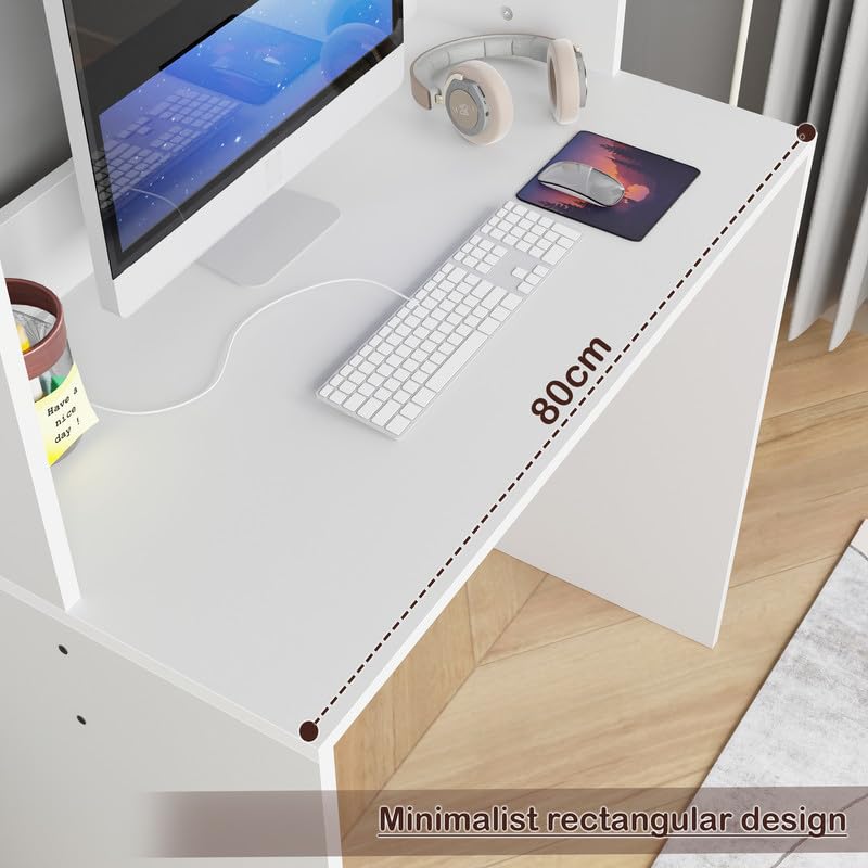 Computer Desk with Bookshelf | (ST-006)