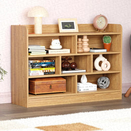 Lukzer 6 Section Bookshelf/Open Display Rack | (MR-008)